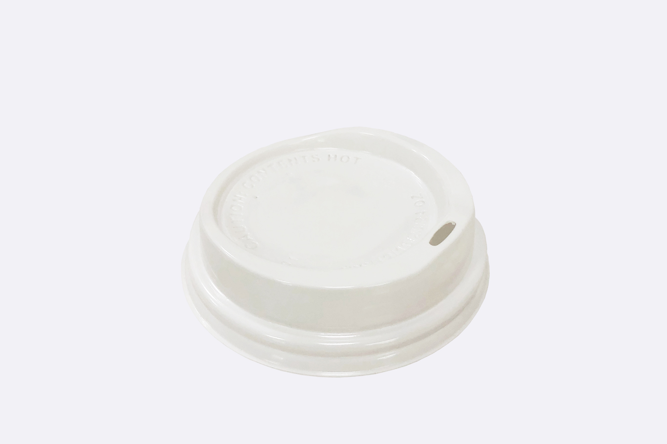 Ecoapx Athena Paper Hot Cup Universal Sippy Plastic Lid in White