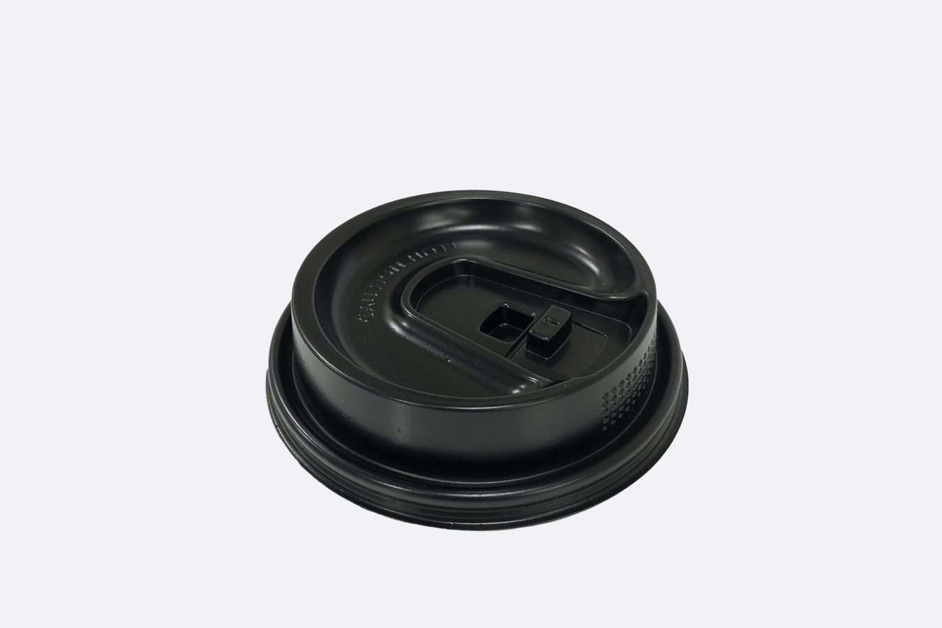 Ecoapx Athena Paper Hot Cup Universal To Go Plastic Lid in Black