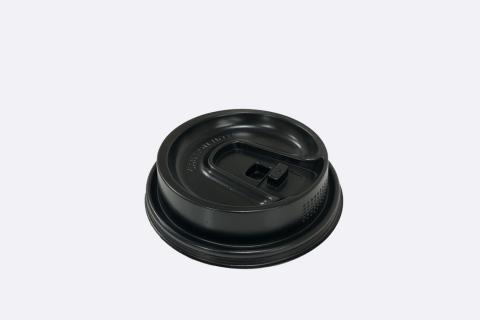 Ecoapx Athena Paper Hot Cup 8 oz To Go Plastic Lid in Black