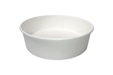 Premium takeout container white color 32 oz size Athena paper bowl by Ecoapx Inc