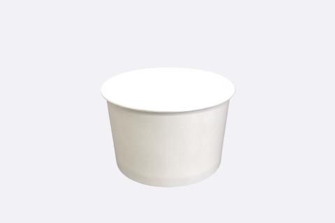 Premium takeout soup container white color 12 oz size Athena paper soup cup by Ecoapx Inc