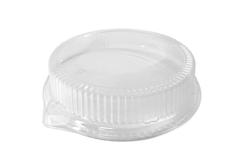 Clear PET Dome Lid for Ecopax Pebble 10 inches PP Plate